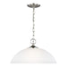 Generation Lighting. - 6516501-962 - One Light Pendant - Geary - Brushed Nickel