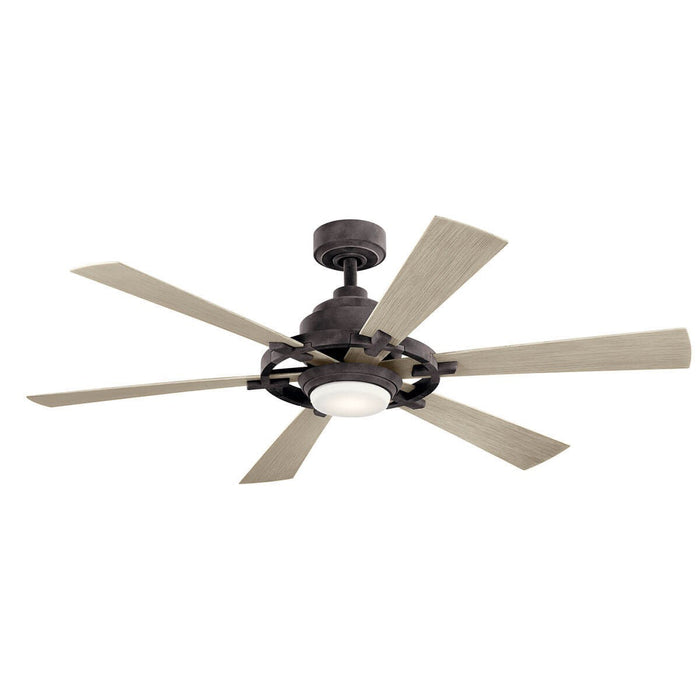 Kichler - 300241WZC - 52"Ceiling Fan - Gentry Lite - Weathered Zinc