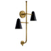 Kichler - 52174BK - Two Light Wall Sconce - Sylvia - Black