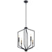 Kichler - 52351BK - Four Light Foyer Pendant - Armand - Black