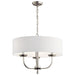 Kichler - 52384NI - Three Light Chandelier - Kennewick - Brushed Nickel