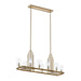 Kichler - 52413BNB - Ten Light Linear Chandelier - Kimrose - Brushed Natural Brass