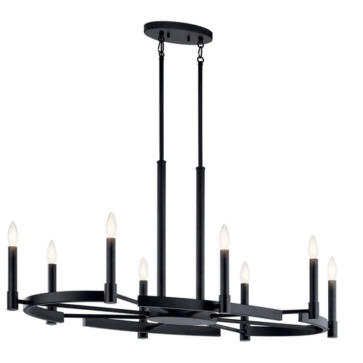 Kichler - 52429BK - Eight Light Chandelier - Tolani - Black