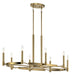 Kichler - 52429BNB - Eight Light Chandelier - Tolani - Brushed Natural Brass