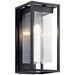 Kichler - 59062BSL - One Light Outdoor Wall Mount - Mercer - Black with Silver Highlights