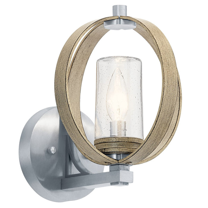 Kichler - 59065DAG - One Light Outdoor Wall Mount - Grand Bank - Distressed Antique Gray