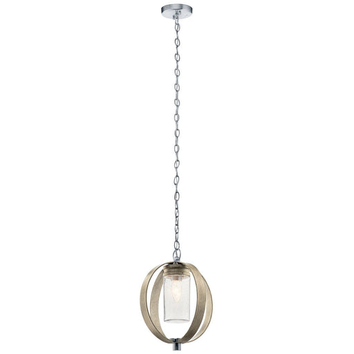 Kichler - 59069DAG - One Light Outdoor Pendant - Grand Bank - Distressed Antique Gray