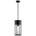 Kichler - 59082BKT - One Light Outdoor Pendant - Camillo - Textured Black