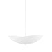 Hudson Valley - 1424-WP - LED Pendant - Fabius - White Plaster