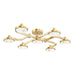 Hudson Valley - 6332-AGB - LED Chandelier - Meander - Aged Brass