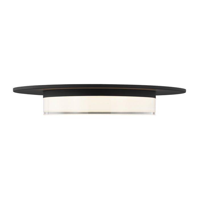 Visual Comfort Modern - 700FMSEN17B-LED927 - LED Flush Mount - Sen - Nightshade Black