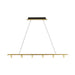 Visual Comfort Modern - 700LSPNT50NB-LED930 - LED Linear Suspension - Ponte - Natural Brass