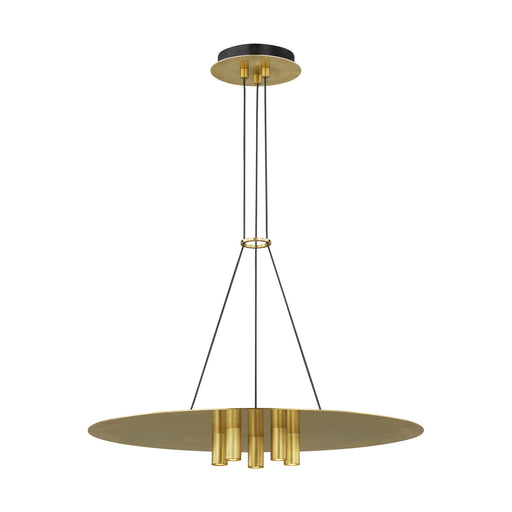 Visual Comfort Modern - 700TDPNT22NB-LED930 - LED Pendant - Ponte - Natural Brass