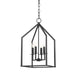 Mitzi - H514704S-AI - Four Light Pendant - Lena - Aged Iron