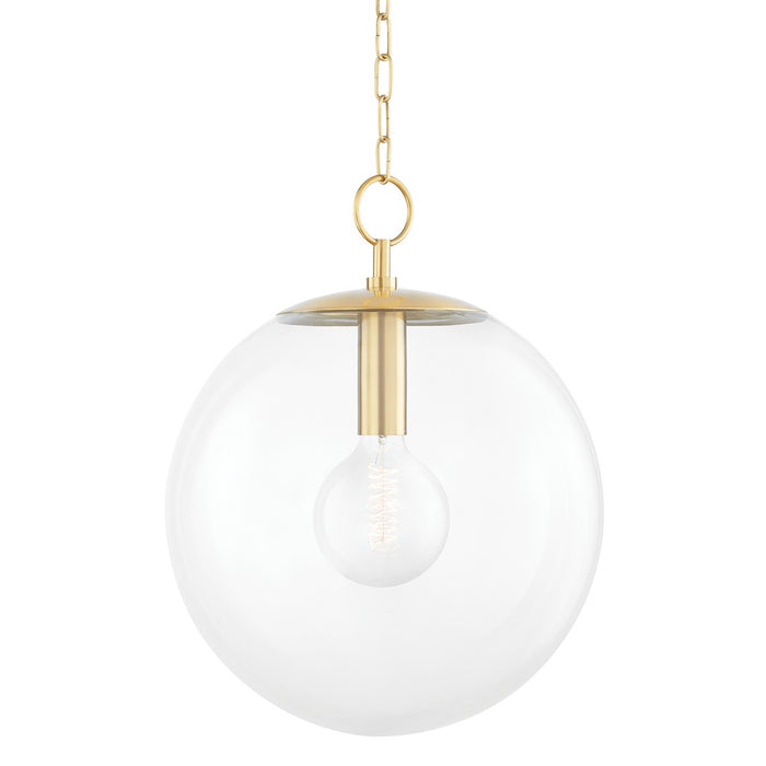 Mitzi - H609701L-AGB - One Light Pendant - Juliana - Aged Brass