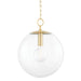 Mitzi - H609701L-AGB - One Light Pendant - Juliana - Aged Brass