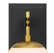 Varaluz - 352B01BLSB - One Light Bath - Allie - Black/Satin Brass