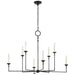 Visual Comfort Signature - CHC 5703AI - LED Chandelier - Rowen - Aged Iron