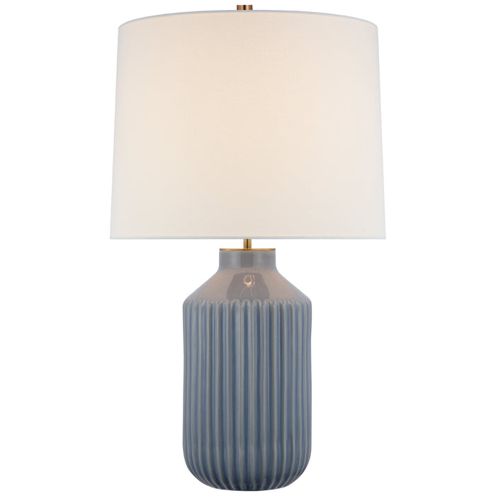 Visual Comfort Signature - KS 3636PBC-L - LED Table Lamp - Braylen - Polar Blue Crackle