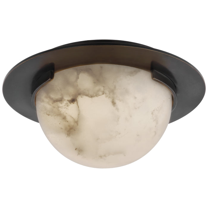 Visual Comfort Signature - KW 4017BZ-ALB - LED Flush Mount - Melange - Bronze