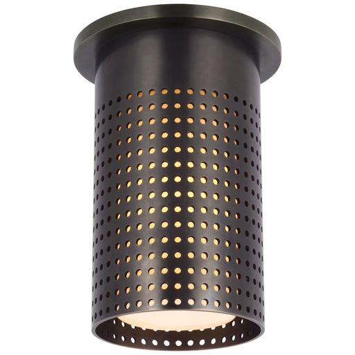 Visual Comfort Signature - KW 4053BZ-WG - LED Flush Mount - Precision - Bronze