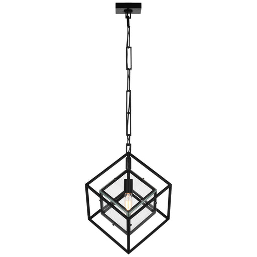 Visual Comfort Signature - KW 5023AI-CG - LED Pendant - Cubed - Aged Iron