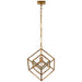 Visual Comfort Signature - KW 5023G-CG - LED Pendant - Cubed - Gild