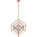 Visual Comfort Signature - KW 5024G-CG - LED Pendant - Cubed - Gild