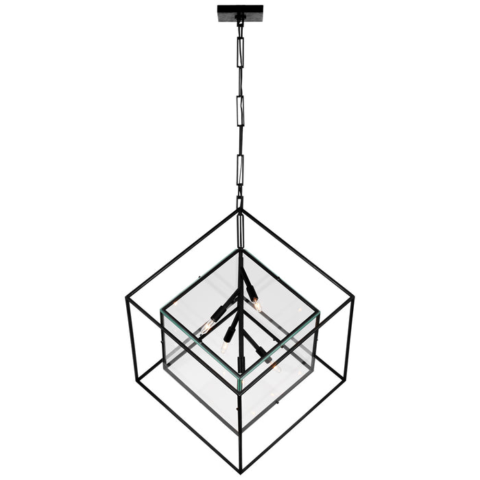 Visual Comfort Signature - KW 5025AI-CG - LED Pendant - Cubed - Aged Iron