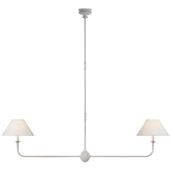 Visual Comfort Signature - TOB 5455PW-L - LED Linear Pendant - Piaf - Plaster White