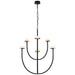 Visual Comfort Signature - KW 5621BZ-ALB - LED Chandelier - Pedra - Bronze