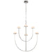 Visual Comfort Signature - KW 5621PN-ALB - LED Chandelier - Pedra - Polished Nickel