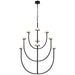 Visual Comfort Signature - KW 5622BZ-ALB - LED Chandelier - Pedra - Bronze