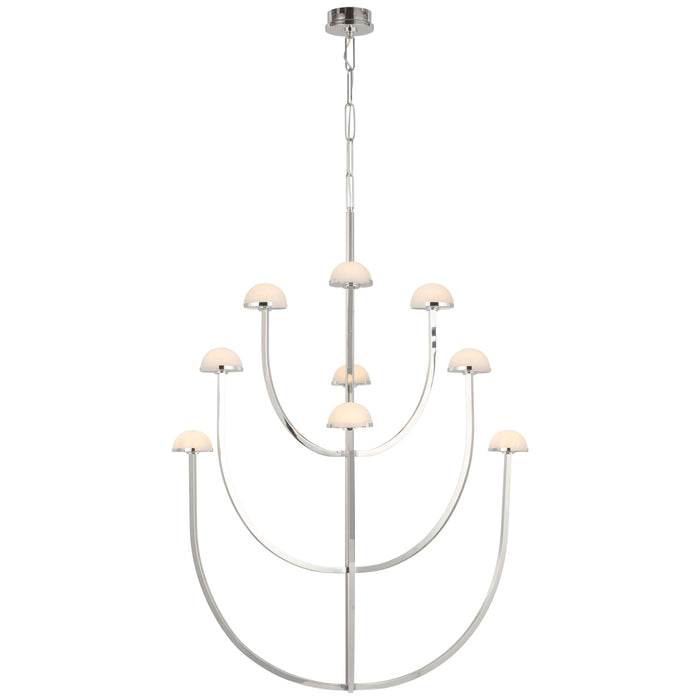 Visual Comfort Signature - KW 5622PN-ALB - LED Chandelier - Pedra - Polished Nickel