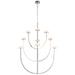 Visual Comfort Signature - KW 5622PN-ALB - LED Chandelier - Pedra - Polished Nickel