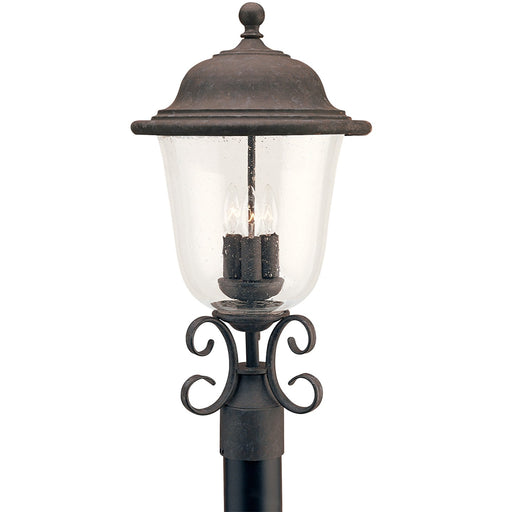 Generation Lighting. - 8259-46 - Three Light Outdoor Post Lantern - Trafalgar - Oxidized Bronze