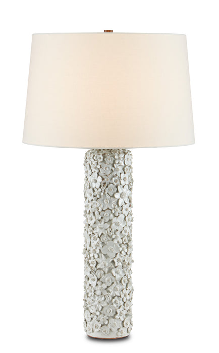 Currey and Company - 6000-0742 - One Light Table Lamp - Jessamine - Antique White