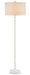 Currey and Company - 8000-0106 - One Light Floor Lamp - Gallo - Antique White