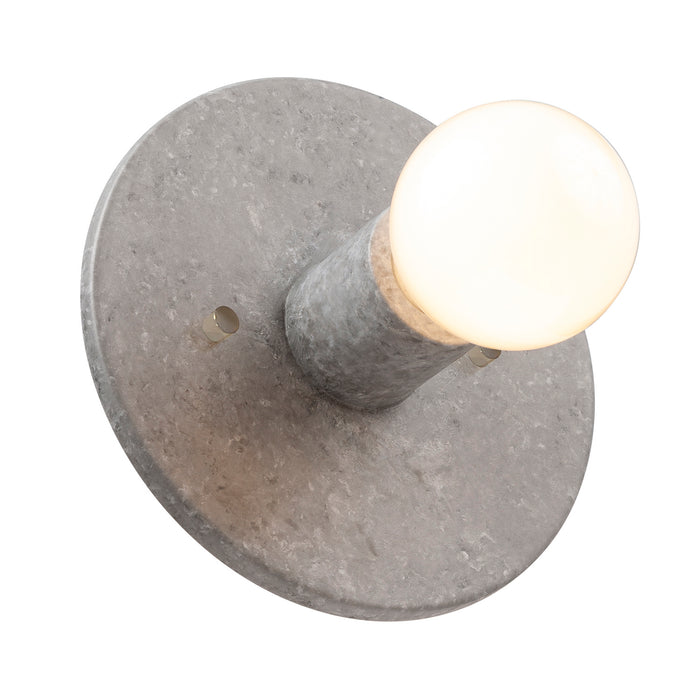 Justice Designs - CER-6280-CONC - One Light Wall Sconce - Ambiance Collection - Concrete