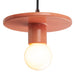 Justice Designs - CER-6320-BSH-DBRZ-BKCD - One Light Pendant - Radiance - Gloss Blush