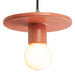 Justice Designs - CER-6320-BSH-NCKL-BKCD - One Light Pendant - Radiance - Gloss Blush