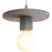 Justice Designs - CER-6320-CONC-ABRS-WTCD - One Light Pendant - Radiance - Concrete