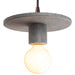 Justice Designs - CER-6320-CONC-DBRZ-BKCD - One Light Pendant - Radiance - Concrete