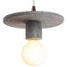 Justice Designs - CER-6320-CONC-DBRZ-WTCD - One Light Pendant - Radiance - Concrete