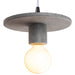 Justice Designs - CER-6320-CONC-MBLK-WTCD - One Light Pendant - Radiance - Concrete