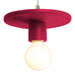 Justice Designs - CER-6320-CRSE-ABRS-WTCD - One Light Pendant - Radiance - Cerise