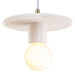 Justice Designs - CER-6320-MAT-ABRS-WTCD - One Light Pendant - Radiance - Matte White