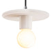 Justice Designs - CER-6320-MAT-CROM-BKCD - One Light Pendant - Radiance - Matte White