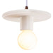 Justice Designs - CER-6320-MAT-DBRZ-WTCD - One Light Pendant - Radiance - Matte White