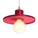 Justice Designs - CER-6325-CRSE-ABRS-WTCD - One Light Pendant - Radiance - Cerise